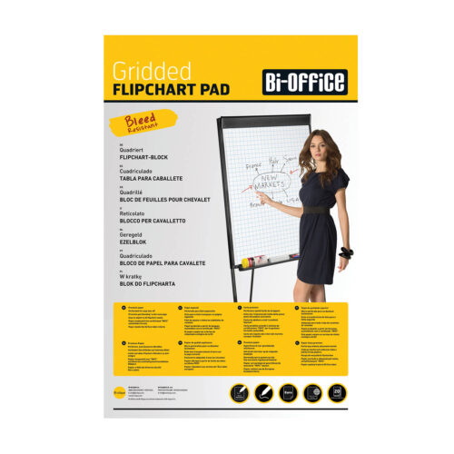 20 FOGLI QUADRETTATI X FLIPCHART